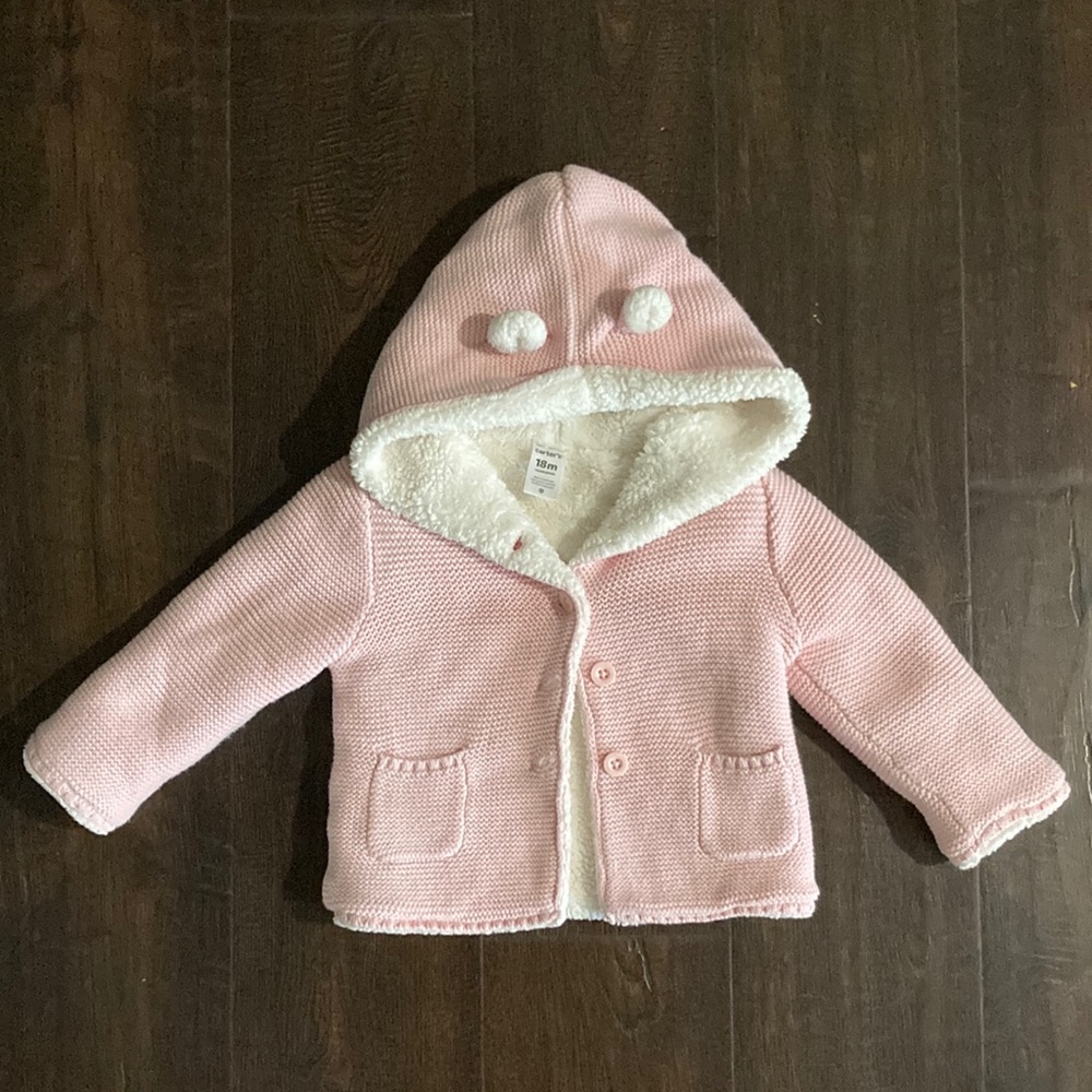 Cozy Pink Jacket for Baby - Size 18 months